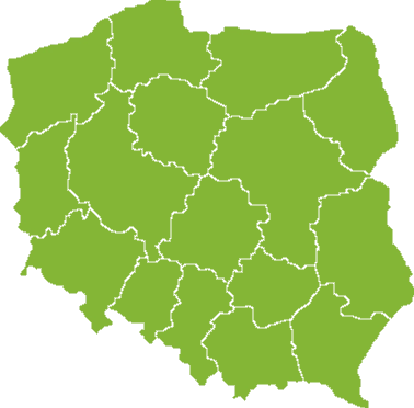 mapa Polski